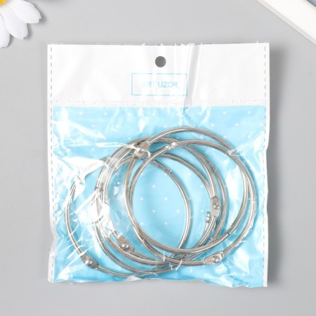 Ring for creativity (for photo albums) "silver" int. D = 6.5 cm external. D = 7 cm-6