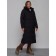 Coat insulated winter female, size 44, black color