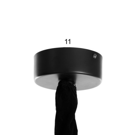 Ceiling light "Brutus" Black 1x40W, E27, 50x50x80 cm-4