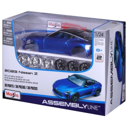 MASTO DIE-CAST 2023 Nissan Z machine with a screwdriver, 1:24, blue color-9
