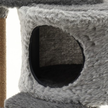 Complex for cats with a claw, collapsible, with a site, 56 x 42 x 90 cm, gray-5