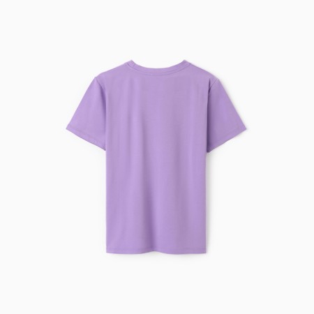T -shirt female, lilac color, size 46 (l)-3