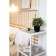 Shelving 2, 400x400x782, White Muar/Metropolitan Gray