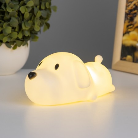 Night "Little Dog" LED from 3XLR44 batteries is white 14.5x8 cm Risalux-1