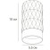 ARTE LAMP Fang A5558PL-1wh, GU10, 35 W, 5.5x5.5x10 cm, white.