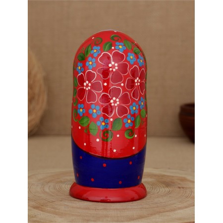 Matryoshka "Scarlet Flower" 5 puppet-3