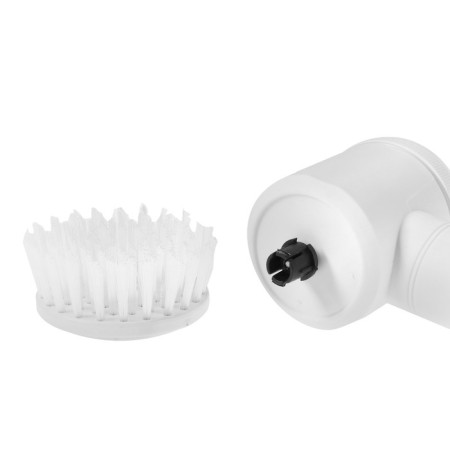 Electric brush for cleaning Lesh-01, 5 nozzles, battery, white-5