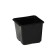 Pot for seedlings, 320 ml, D = 8 cm, h = 7 cm, black, Greengo