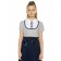 T-shirt for girls, height 116 cm, light gray color