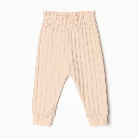 Pants are children, beige color, height 62 cm