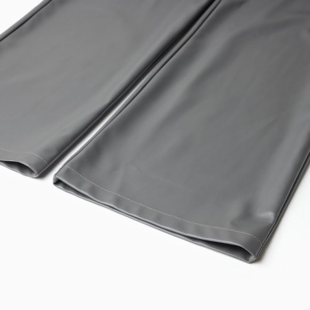 Women's pants (eco-leather) minku: classic color gray, rn 50-7