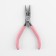 Plaxing towers for needlework, 12 × 6.5 cm, pink color