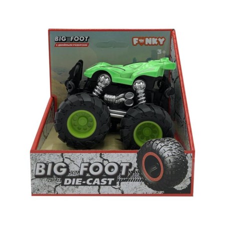 Racing machine 4 × 4, friction, double reverse, green color-1