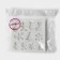 Mold Dolyana "New Year", silicone, 8.7 × 8.3 × 0.7 cm, color gray color
