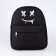 School textile backpack with pocket "x x", a reflector. elements, 27x23x10 cm