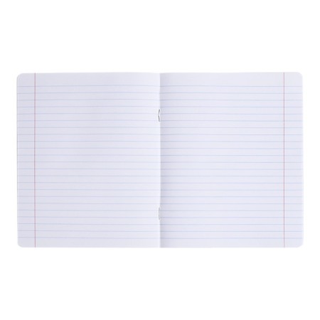A notebook of 18 sheets in the Robo line, cover coated cardboard, rounded corners, an offset block 65g/m2, 5vids, mix-1