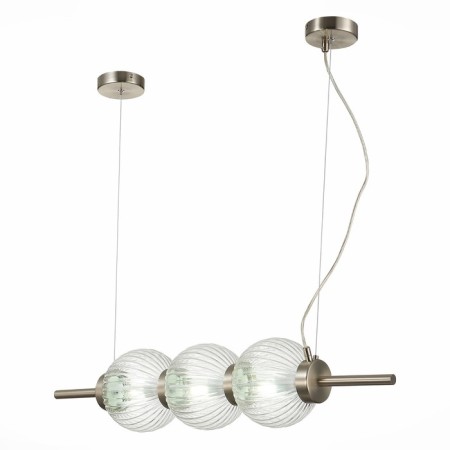 Suspension lamp ST LUCE. SL1155.113.03. Marena. 3x40 W, E14, 83x16.5 cm, Nickel color-8