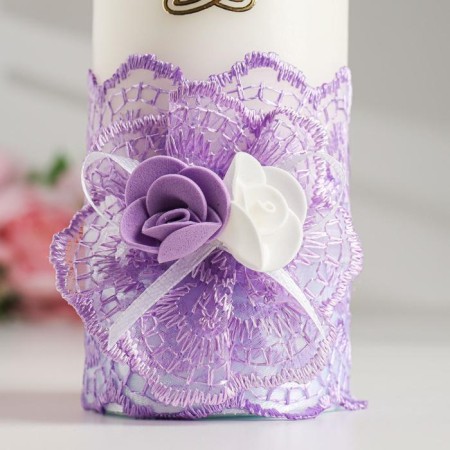 Set on the table of the newlyweds "Harmony", lilac-11