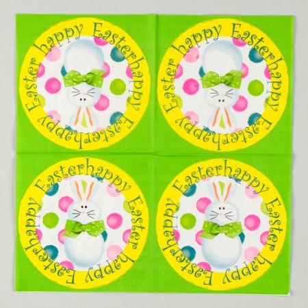 Paper Paper “Light Easter” white rabbit, 33x33 cm, set 20 pcs.-1