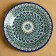 Plant of Rishtan ceramics "Patterns", 27 cm, Blue Mix