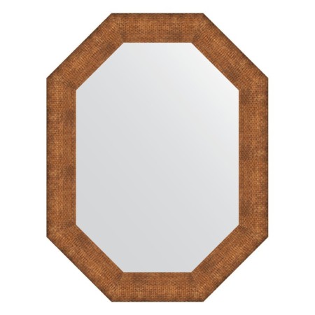 Mirror in the baguette frame, copper chain mail 88 mm, 66x86 cm