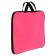 Folder for drawings and drawings A3, 470 x 350 x 20 mm, handles, textile, calligrata standard, pink density 600d
