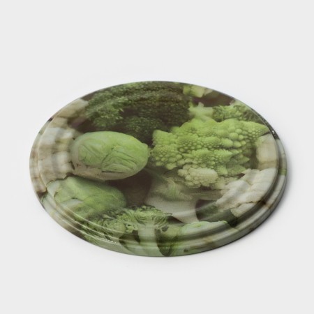 Conservation cover "Elites", SKO-82 mm, varnished, packaging 50 pcs, color mix-1