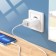 Network charger Hoco C97A, USB, Type-C, 20 W, Type-C-Lightning, 1 m, white