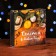 New Year. Box for 9 sweets "Mandarins", 13.7 x 13.7 x 3.5 cm, confectionery packaging