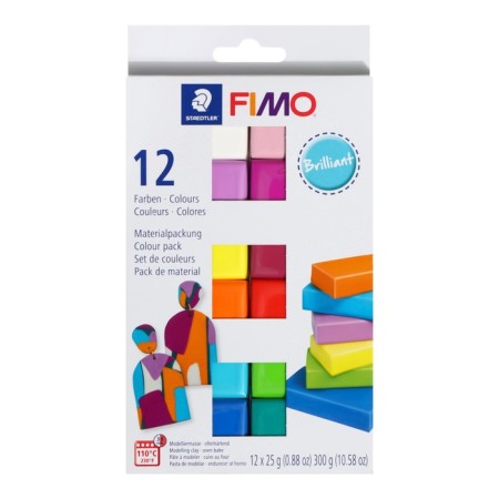 A set of plastic - polymer clay, Soft "Diamonds", 12 colors of 25 g-4