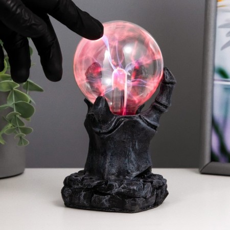 Plasma ball "Ghostly hand" 9x9x17 cm-5