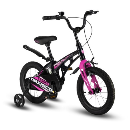 Bicycle 14 ’’ maxiscoo cosmic standard plus, color black pearls-1