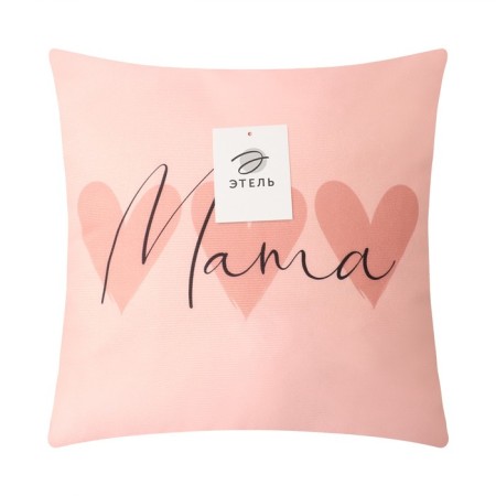 Pillowess Decorative Ethel "Mom" 40x40 cm, polyester, velor-4