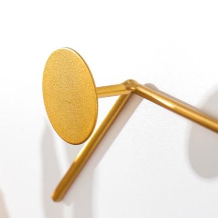 Decorative metal hooks "Molecules" gold 23x57.5 cm-1