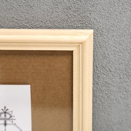 Roof photo frame 2/2 25x25 cm-1