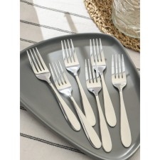 A set of stainless steel forks “Enturage”, h = 18.5 cm, 6 pcs, the color of the silver