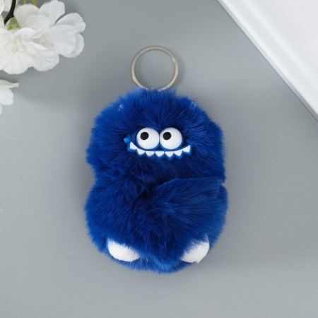 Fluffy on the ring "Monster Zubastik" Blue 10x8x8 cm-1
