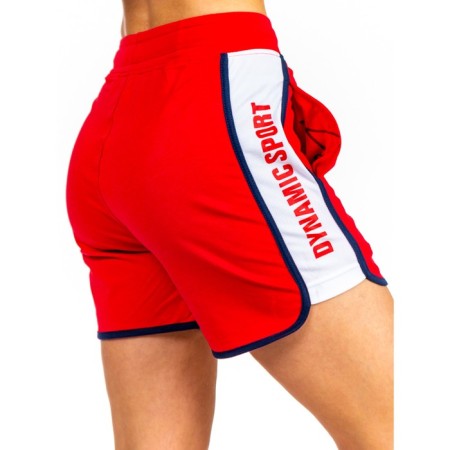 Women's shorts isee, size 50 cm, red color-5