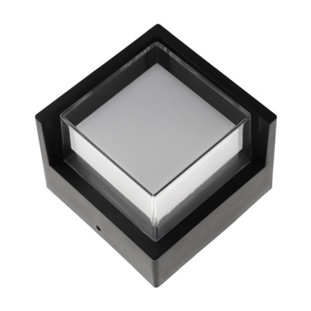 Facade lamp “City”, FSD-037, 5 W, 4000K, square, IP65, 220 V, plastic, black-5