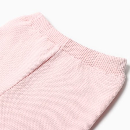 Knitted costume (jumper, trousers), pink color, height 68-5