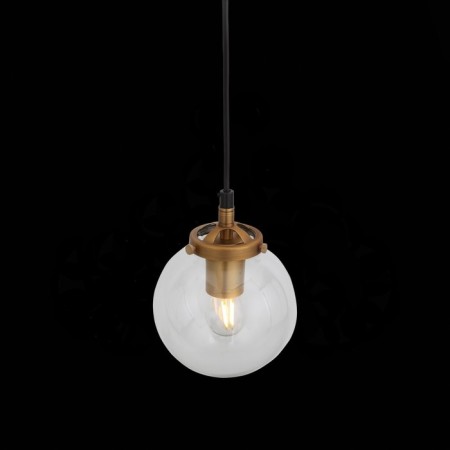 STL LUCE Sus. SL234.403.01. Varieta. 1x40 W, E27, 14x14x23 cm, black color, gold-3