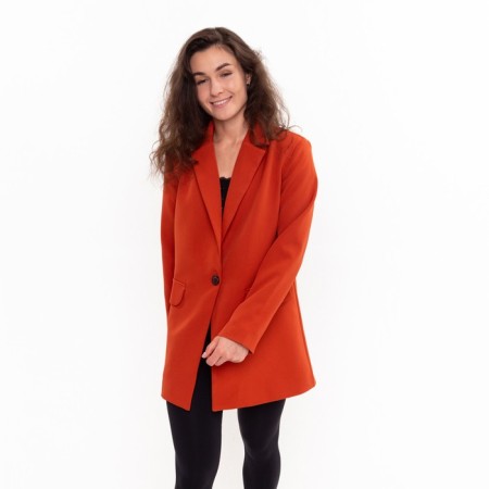 Female jacket, brick color, size 42-44-2