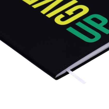 Universal diary for the 1-11 class of Never Give Up, integral cover, artificial leather, silkography, liesse, 80 g/m2-2