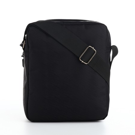 Men's bag 20*8*23, 2 Otv on the zipper, n/k, black-2