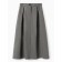 Women's skirt Maxi Minaku: Modern Classic color dark gray, river 50