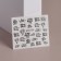 Slider - nail design “Be”, packing 6 pcs, black color