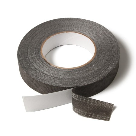 The tape is perforated, sticky, 25 m × 25 mm, for polycarbonate from 4 to 8 mm, mix-1