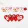 10 love wishes "I love you", 12 x 10.5 cm