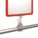 The holder of the plastic frame is universal, 5.5 × 5 × 12 cm, the color is transparent
