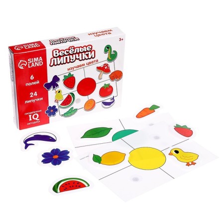Velcro game "Study colors"-1